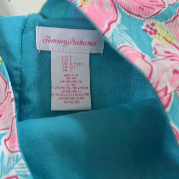 Tommy Bahama Pink and Blue Floral Dresses  (multiple sizes one 7 and one 8) - Picture 3 of 9